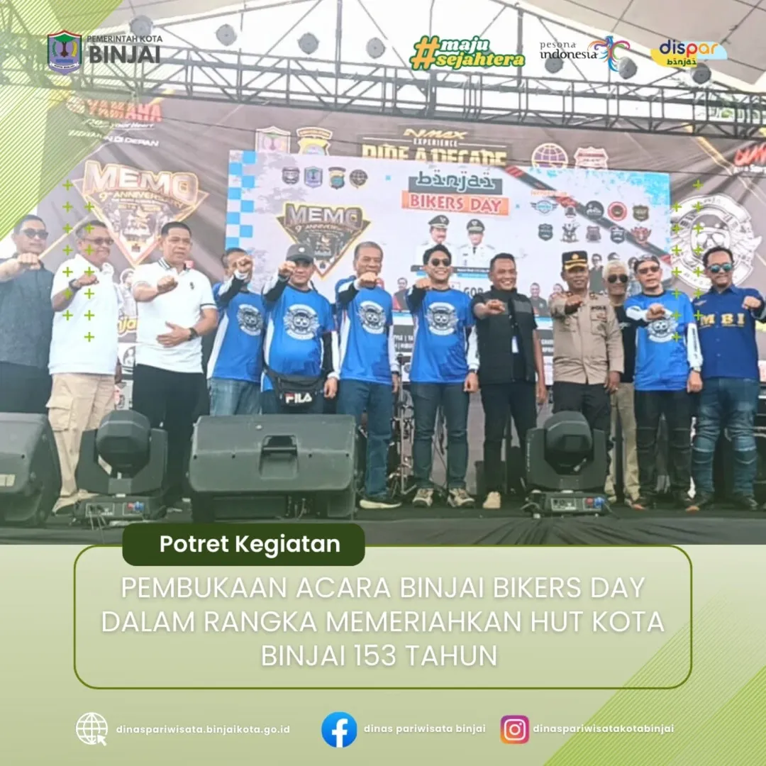 ACARA PEMBUKAAN BINJAI BIKERS DAY